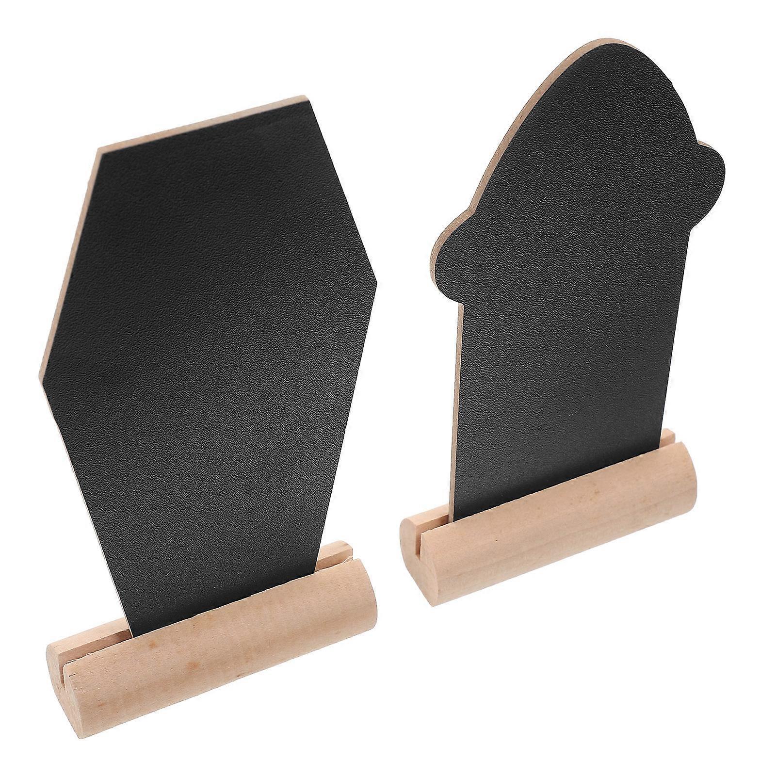 Portable Tabletop Chalkboards, Reusable for Messages and Pricing