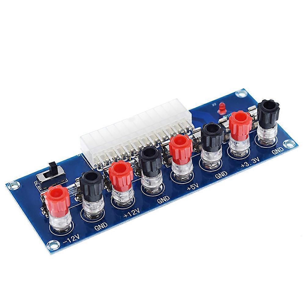 ATX Power Distribution Board For Desktop PC Use - Blue PCB Computer Accessory 1Set Output Protection Fuse