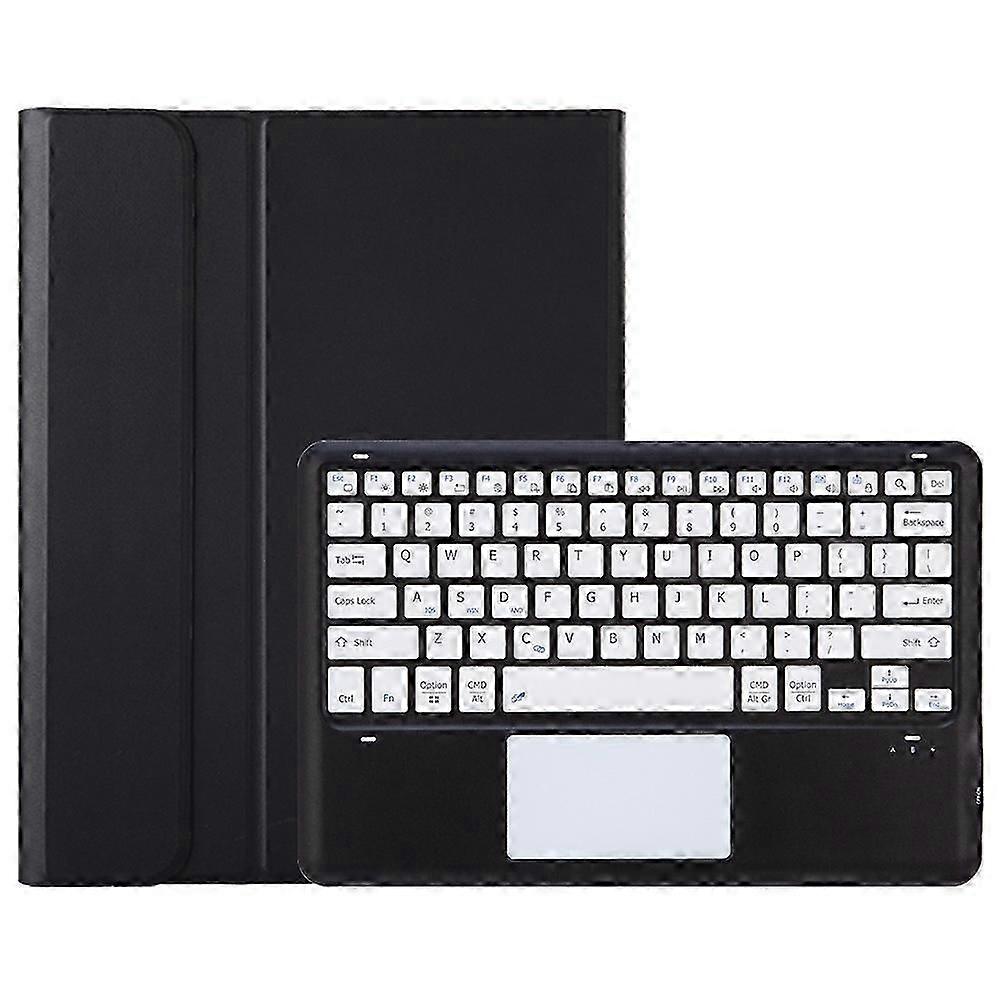 AH24-A For Huawei MatePad Pro 12.2 (2024) Leather TPU Tablet Cover Bluetooth Keyboard Case with Touc
