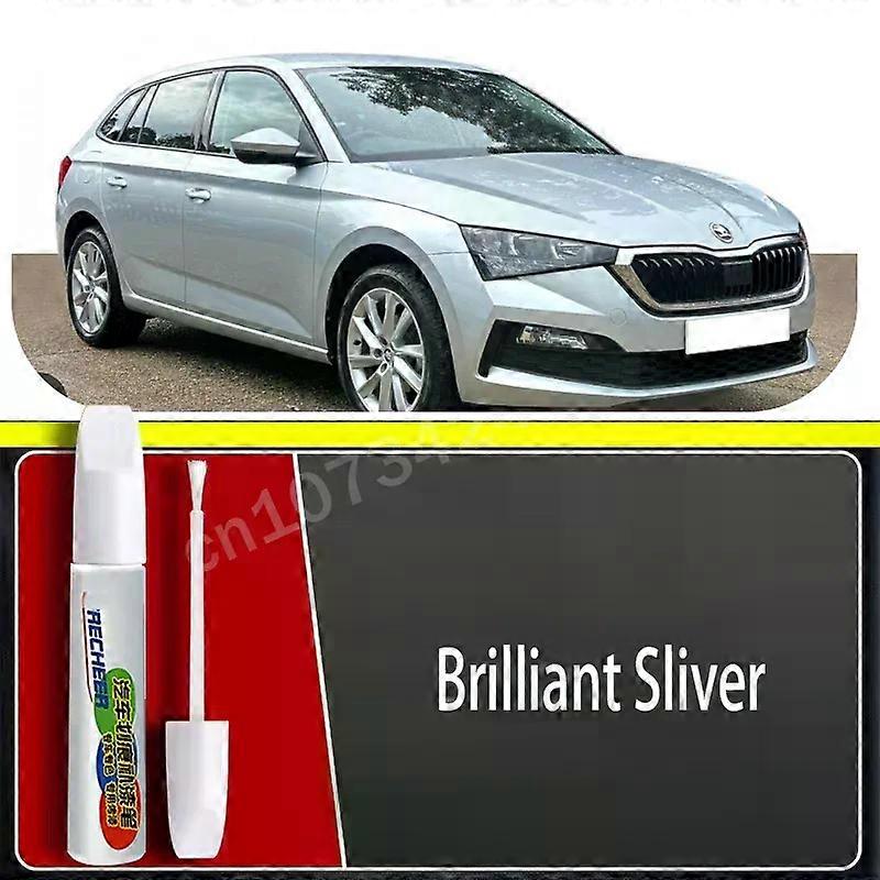Bil Färg Penna Scratch Reparation Touch-Up Paint Pen för Skoda Scala Paint Scratch Remover Bil Lack Vård Tillbehör