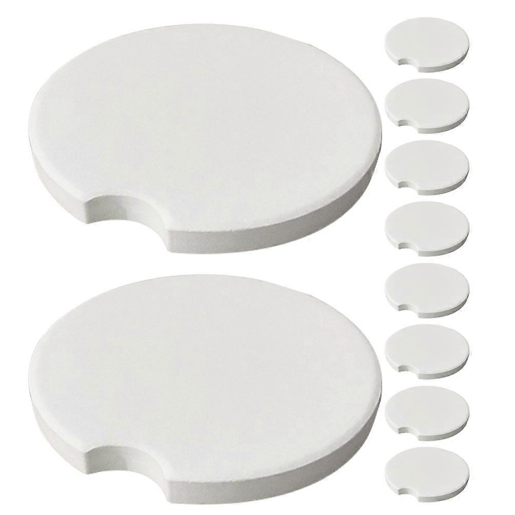 Ceramic Coasters for Sublimation Blanks Perfect for Home Use Craft Projects and Car Cup Holders 24pcs