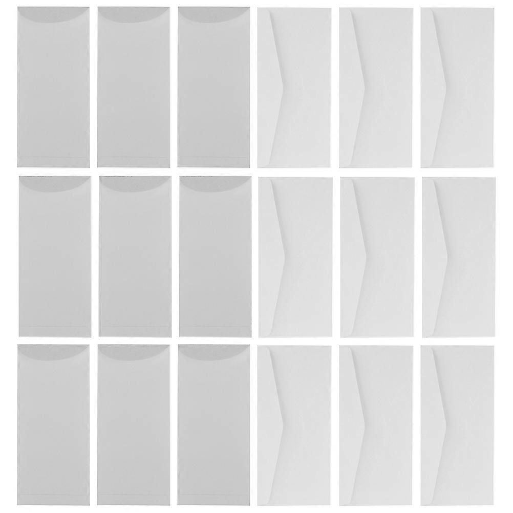 Blank Envelops For Cash Storage 40Pack White Rectangular Greeting Card Storage Simple Design