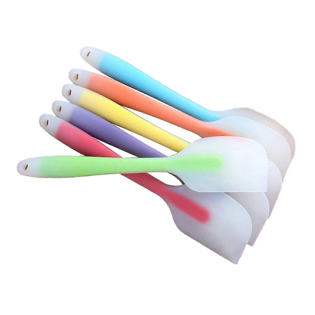 Multi-purpose Silicone Spatula Kitchen Utensil For Home Use Small Size Heat Resistant 3Pcs