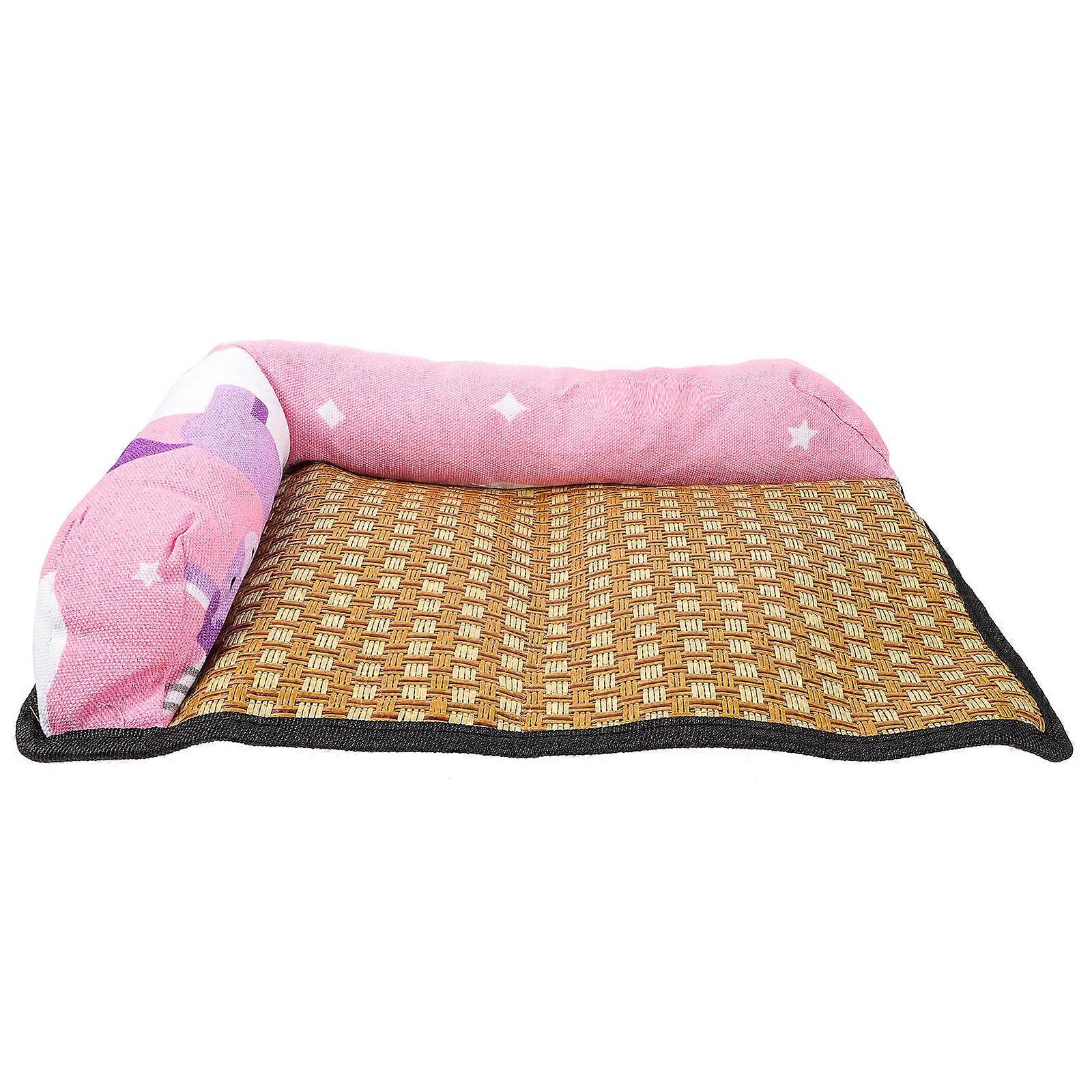 Pet Cooling Mat for Dogs and Cats   Comfortable Grey Sleep Pad with Durable Material for Hot Weather Rest and Relaxation
