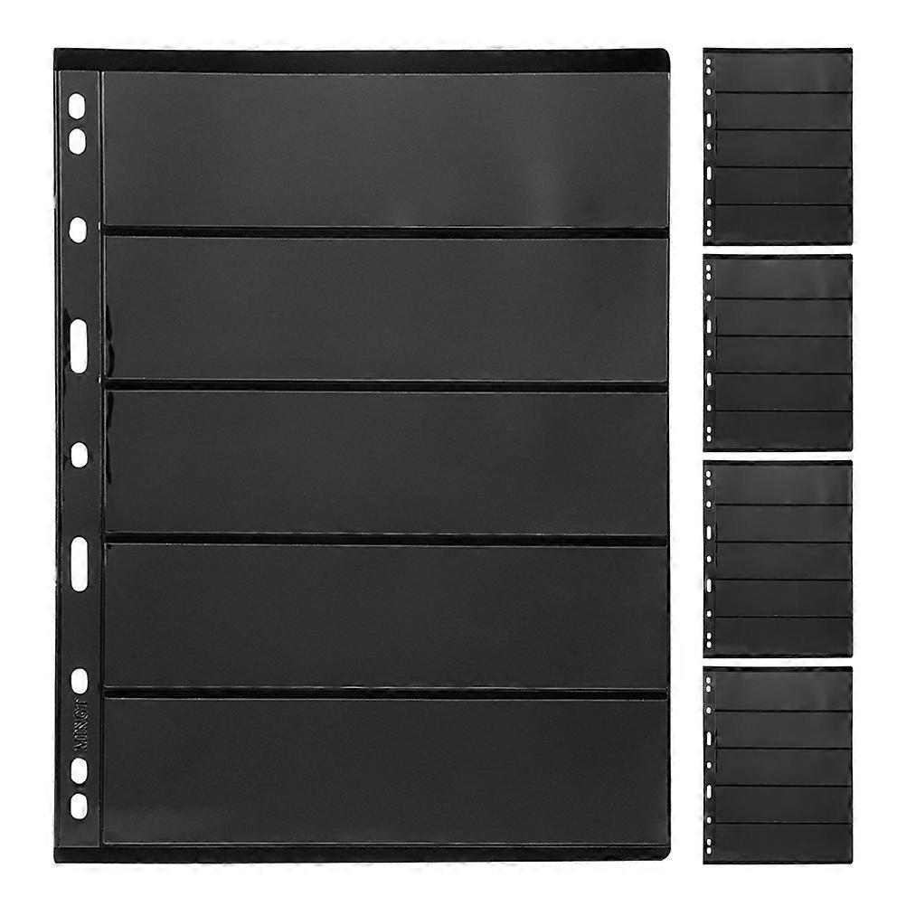 5pcs Stamp Collecting Kit with Albums and Books Including Stamp Sleeves and Protectors