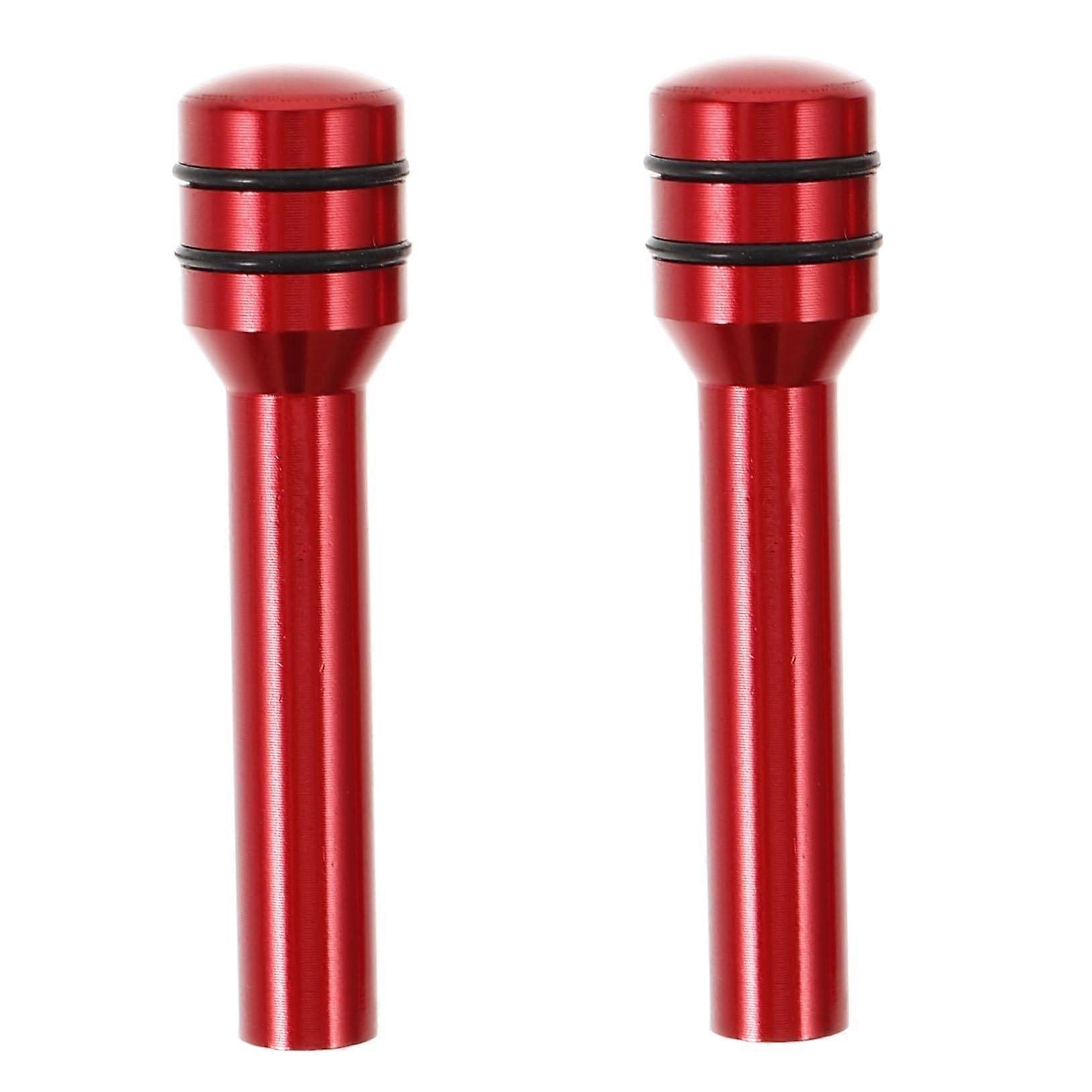 2 Stück Türverriegelung Knöpfe für Autos, Einfache Installation, Robuster Verschlussmechanismus, Rote Farbe, Sicherheitsfunktionen