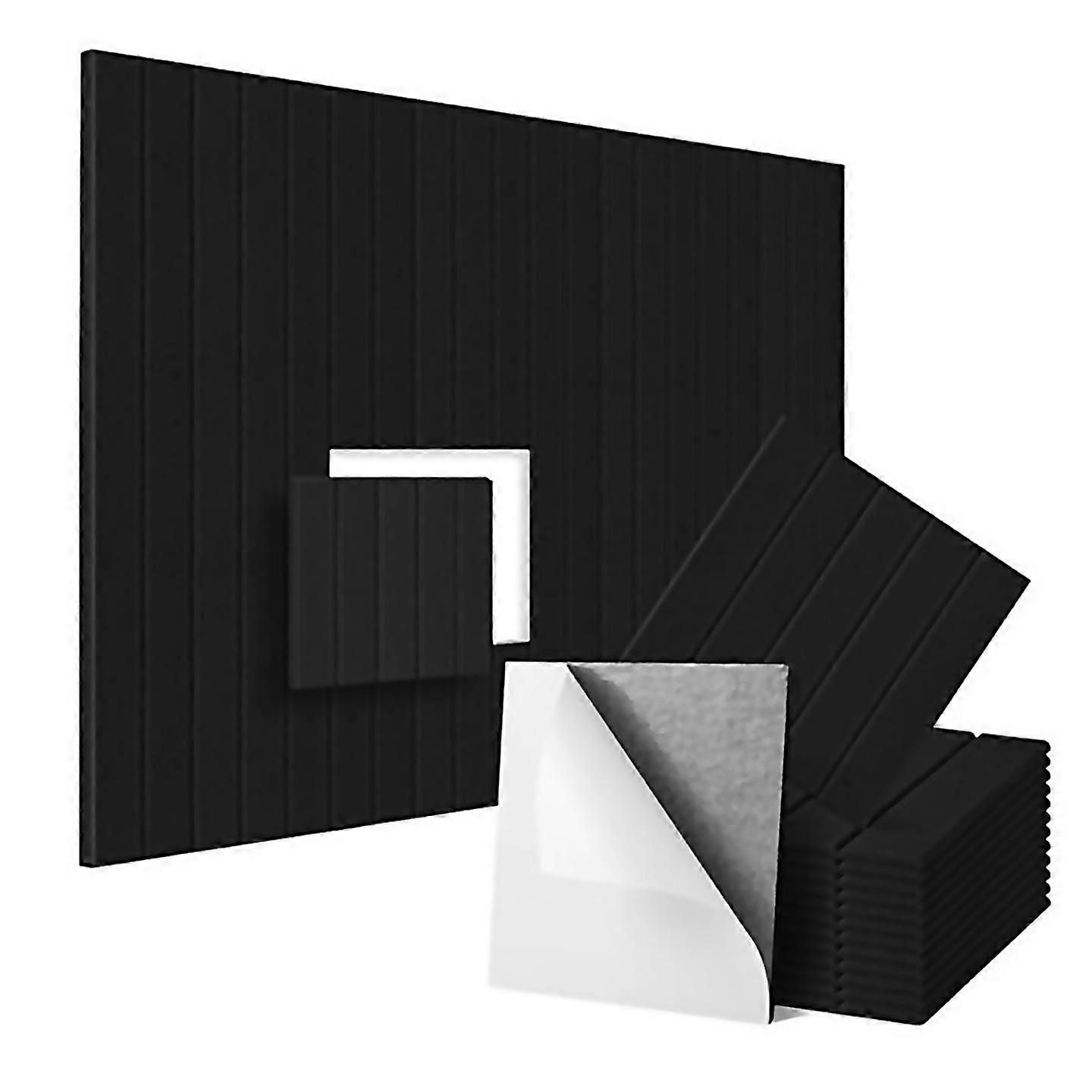 For 16 Pack Selfadhesive Acoustic Panels 12x12x04in
