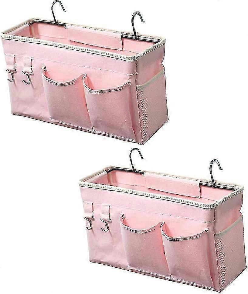 For 2024 Bedside Caddy - 2 Pack Bedside Organizer Caddy Hanging Storage For Dorm Rooms Bed Rails Bunk Hos, Bedside Caddy