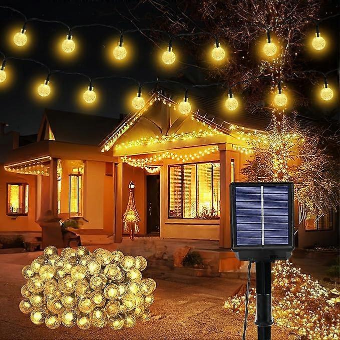 IP65 Waterproof  Holiday Solar Light Chain 12M Garden 100LED Solar Light with Memory Function