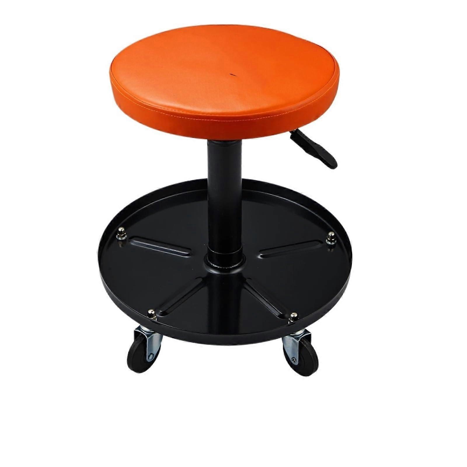 Workshop Stool Rolling Stool Pneumatic Adjustable 250-Pound Capacity Seat Garage Workshop