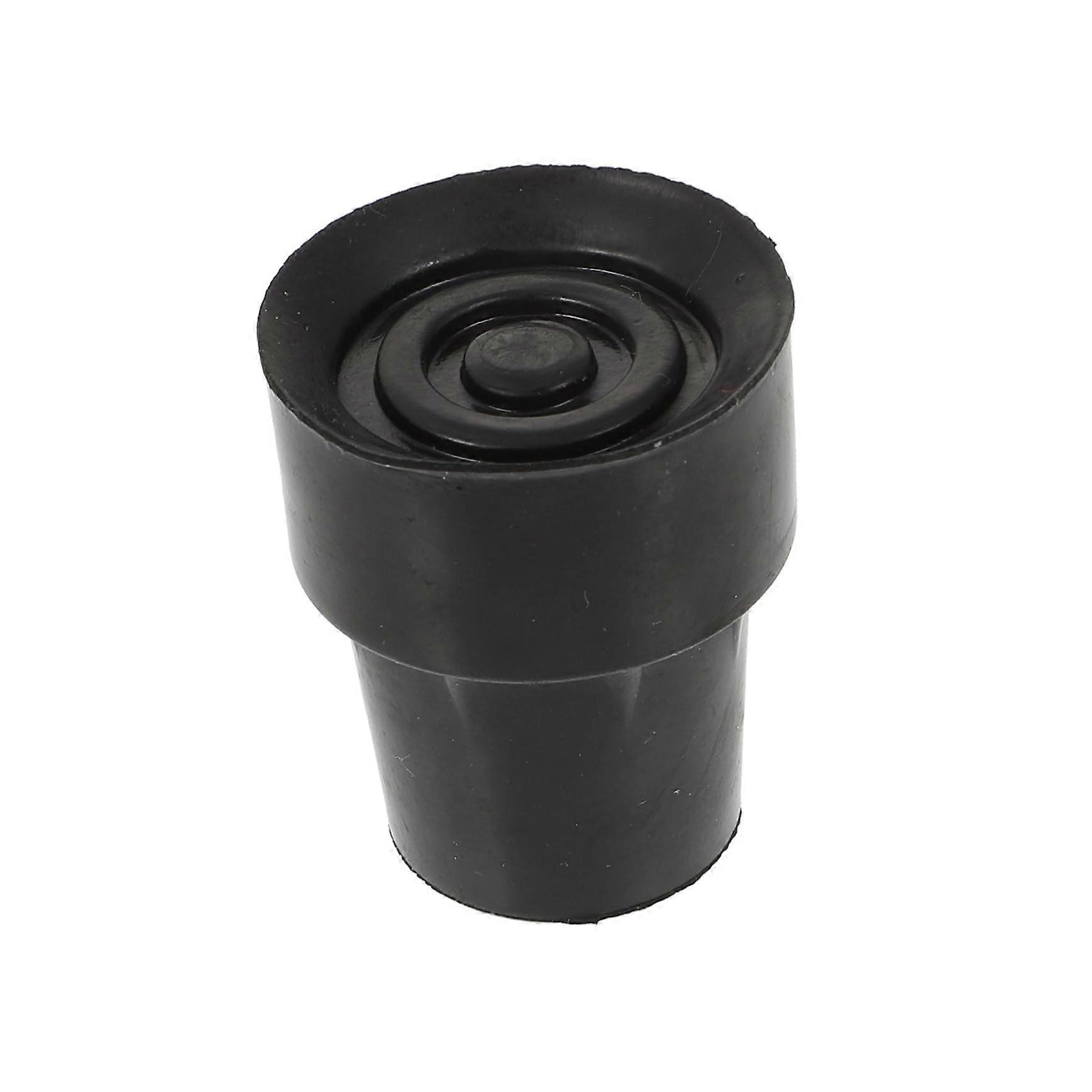 1 piece rubber buffer for walking aids, nonslip crutch tips, antislip pads for elderly and patients, easy to clean, install for stability.