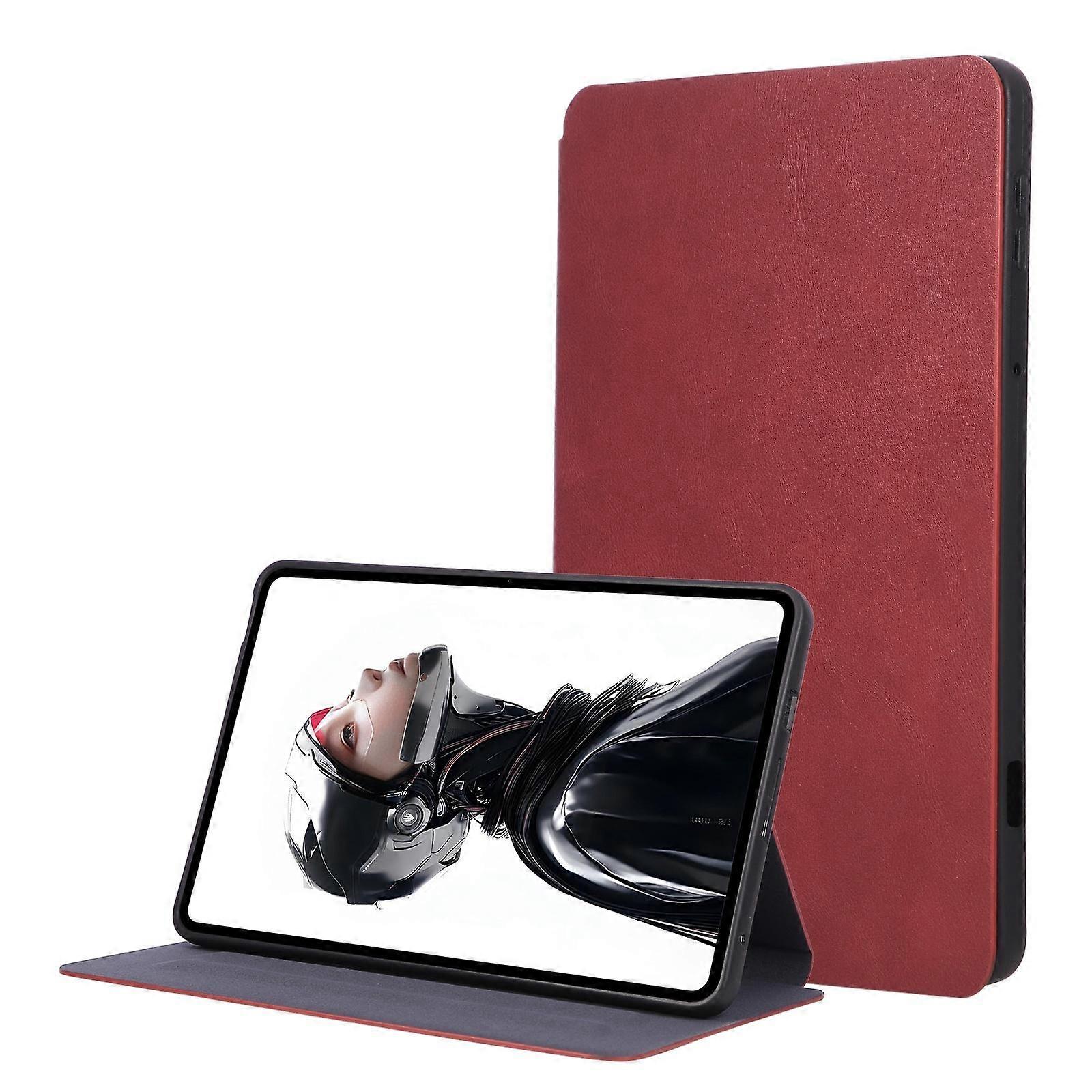 Simple Crazy Horse Leather Tablet Case For ZTE RedMagic Gaming Tablet 3 Pro