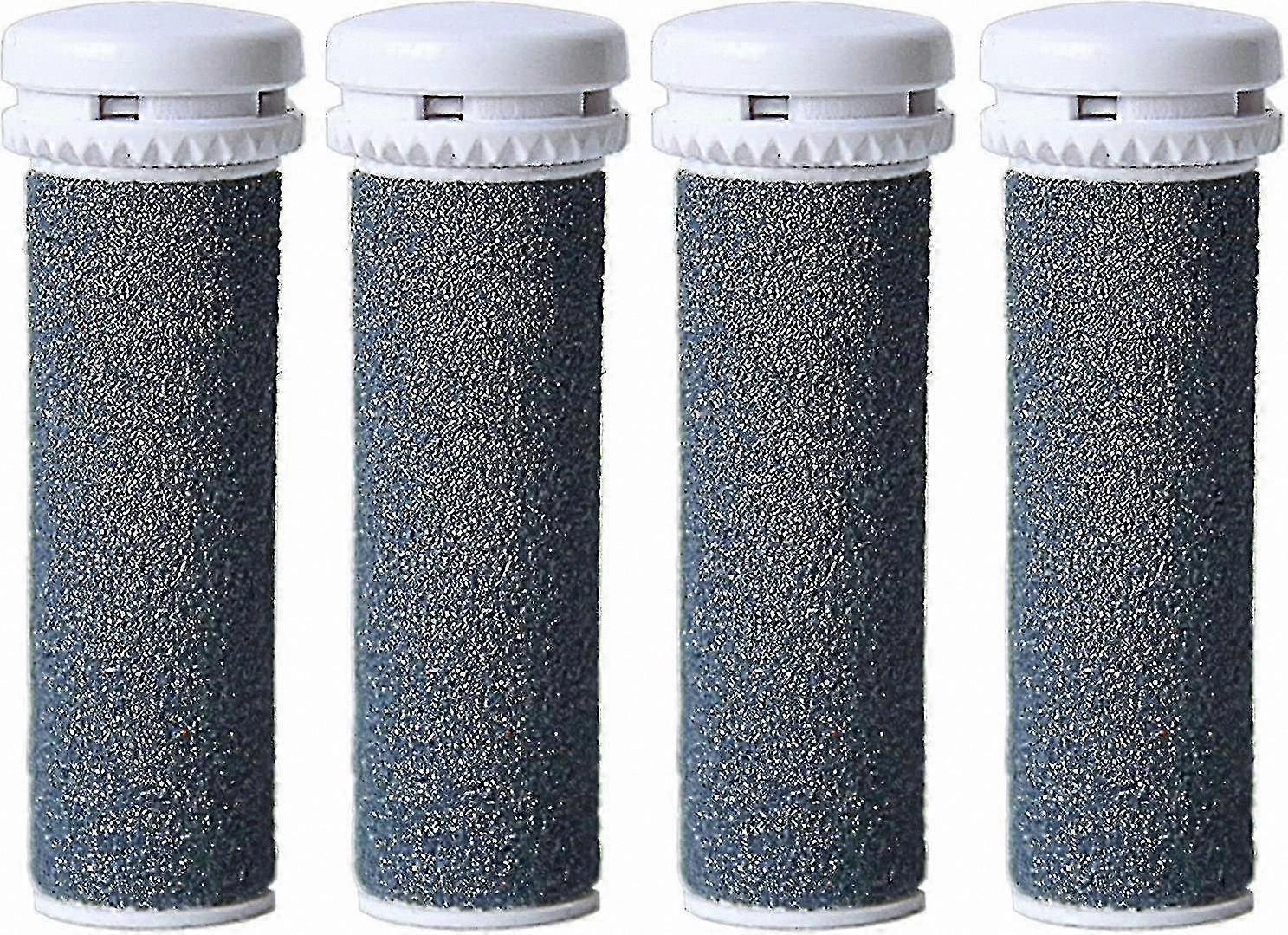 Durable Foot File Refills, 4-Pack Extra Coarse Rollers for Micro Pedi Devices