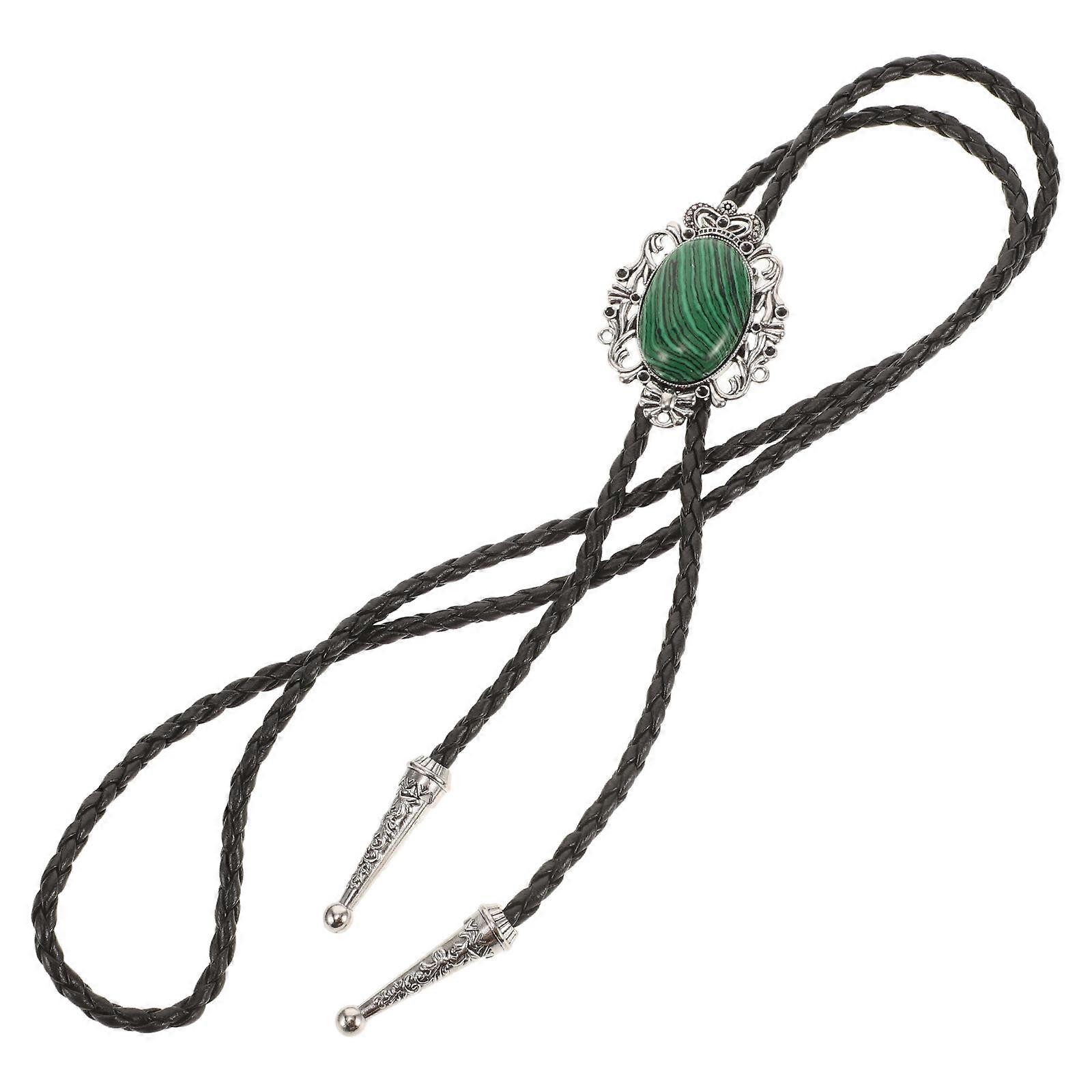 Here's a polished and professional product description based on the title you provided:

 

**Vintage Western Bolo Tie for Men – Unique Agate and