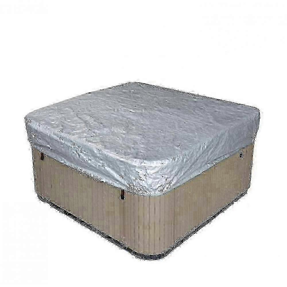 10 Dimensioni Elastico Impermeabile Resistente Ai raggi UV Copertura Quadrata Vasca Idromassaggio - 190t Poly Per Spa All'aperto