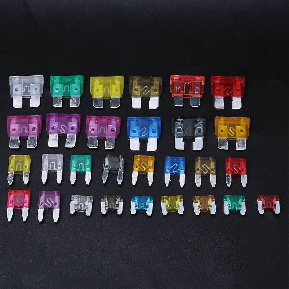 165 Pcs Aluminum Blade Fuse Assortment Kit Medium Small Mini