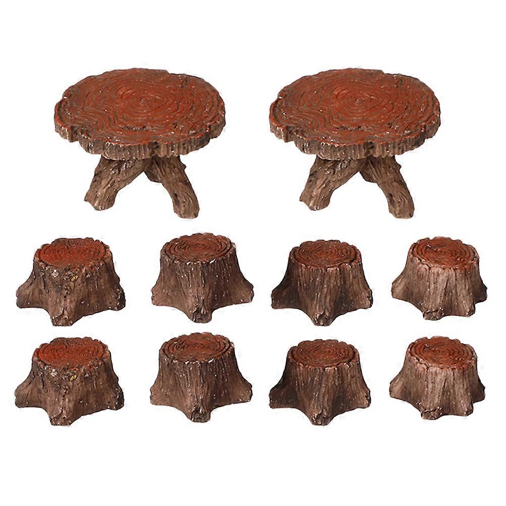 Here's a polished and professional product description for your **10pcs Miniature Garden Furniture Set**:
๐ฟ **10pcs Miniature Garden Furniture