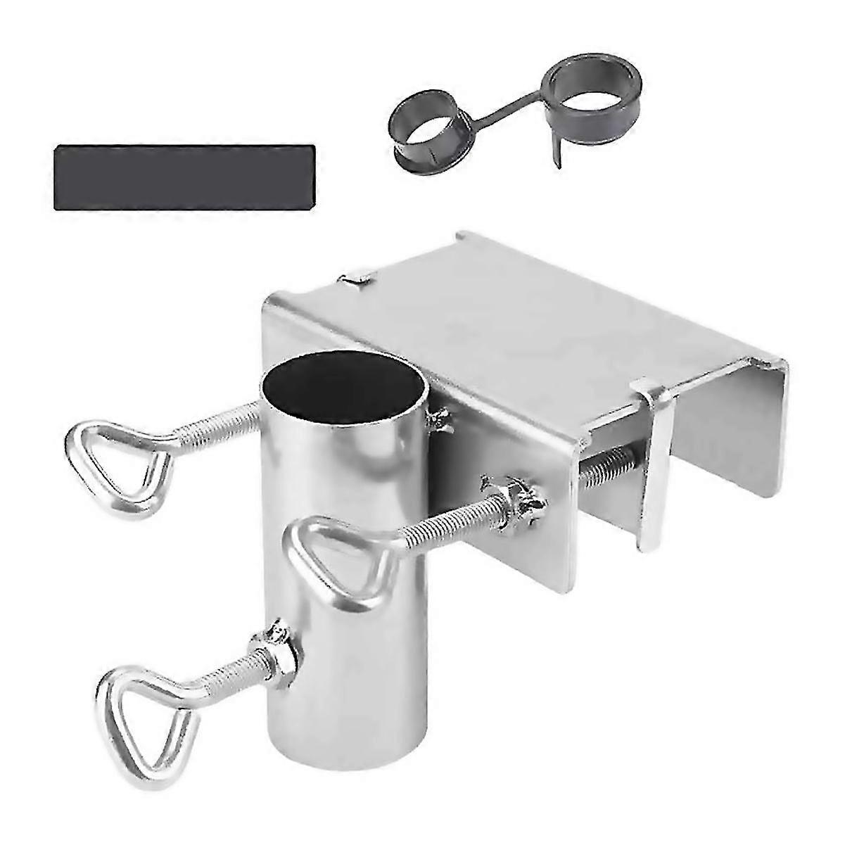 For Parasol Fixed Clip Patio Umbrella Holder Clamp