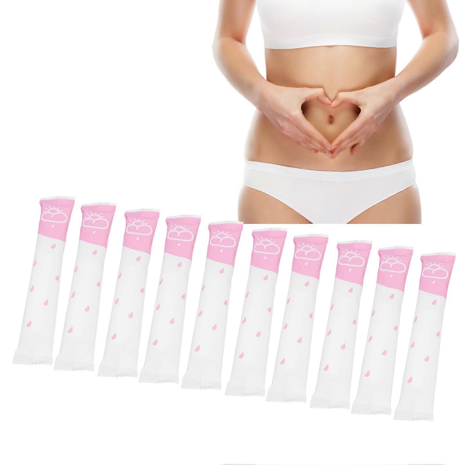 10個の膣美容液アプリケーターコットンチューブ、締め付けジェル用