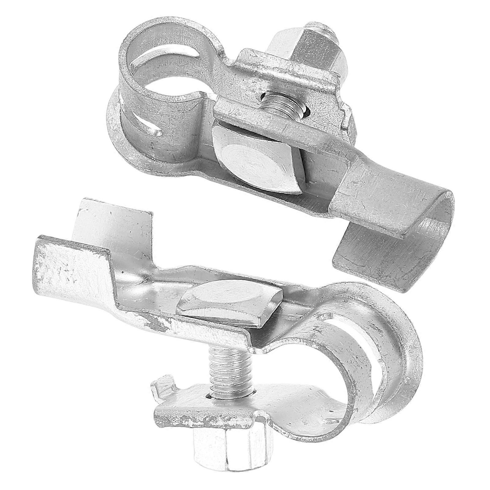 Durable Automotive Battery Terminal Clamps Positive & Negative Connectors for Cars, Boats, RVs Shock Resistant Design for Easy Installation on
