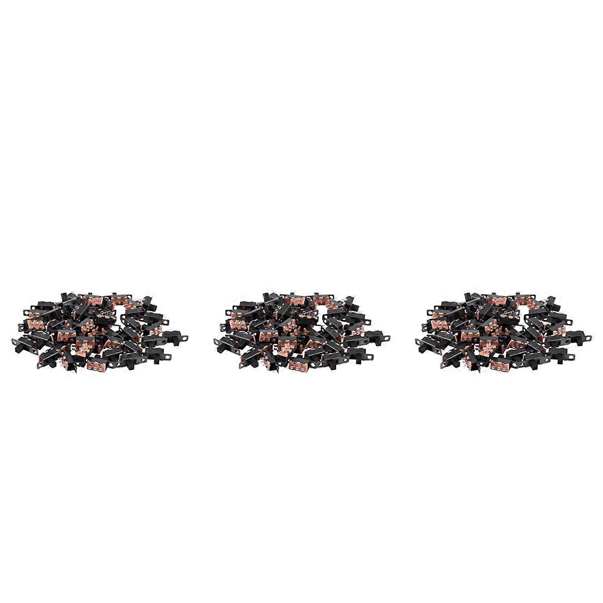 150 Pcs ON/ON 2 Position 1P2T SPDT Mini Panneau Interrupteur À Glissière Cosse À Souder SS12F1-G3
