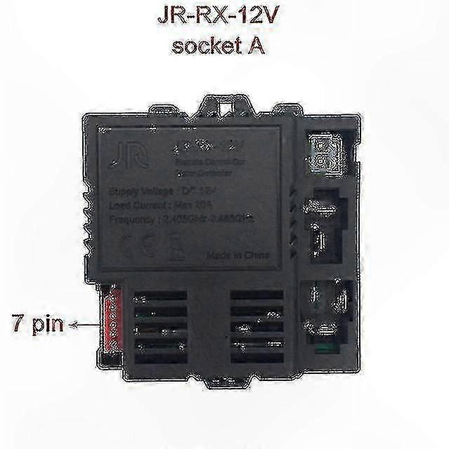 12V Kids Ride-On Car Bluetooth Remote Control Receiver Smooth Start Controller for Jr1958rx Jr1858rx Jr1738rx Replacement Part