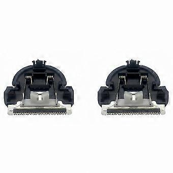 Stainless Steel Replacement Blades for Hair Clippers, 2-Pack Precision Trimmer Heads