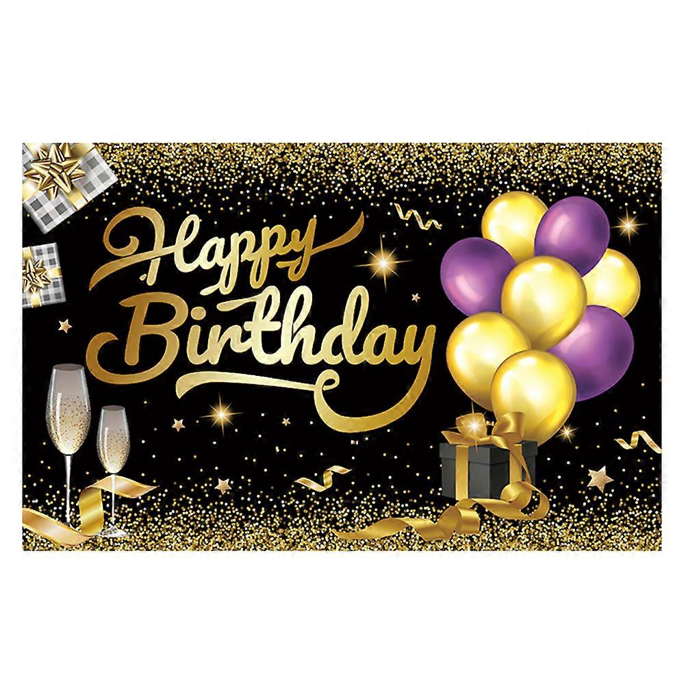 Birthday Backdrop Photo Theme Backdrop Banner for 1Pcs Party Decoration