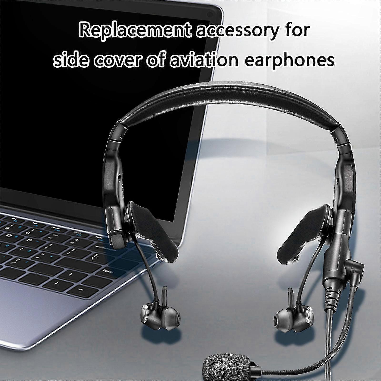 Soft Fabric Ear Cushions for Noise Isolation, Easy Installation Replacement Pads Compatible with ProFlight Series Headphones