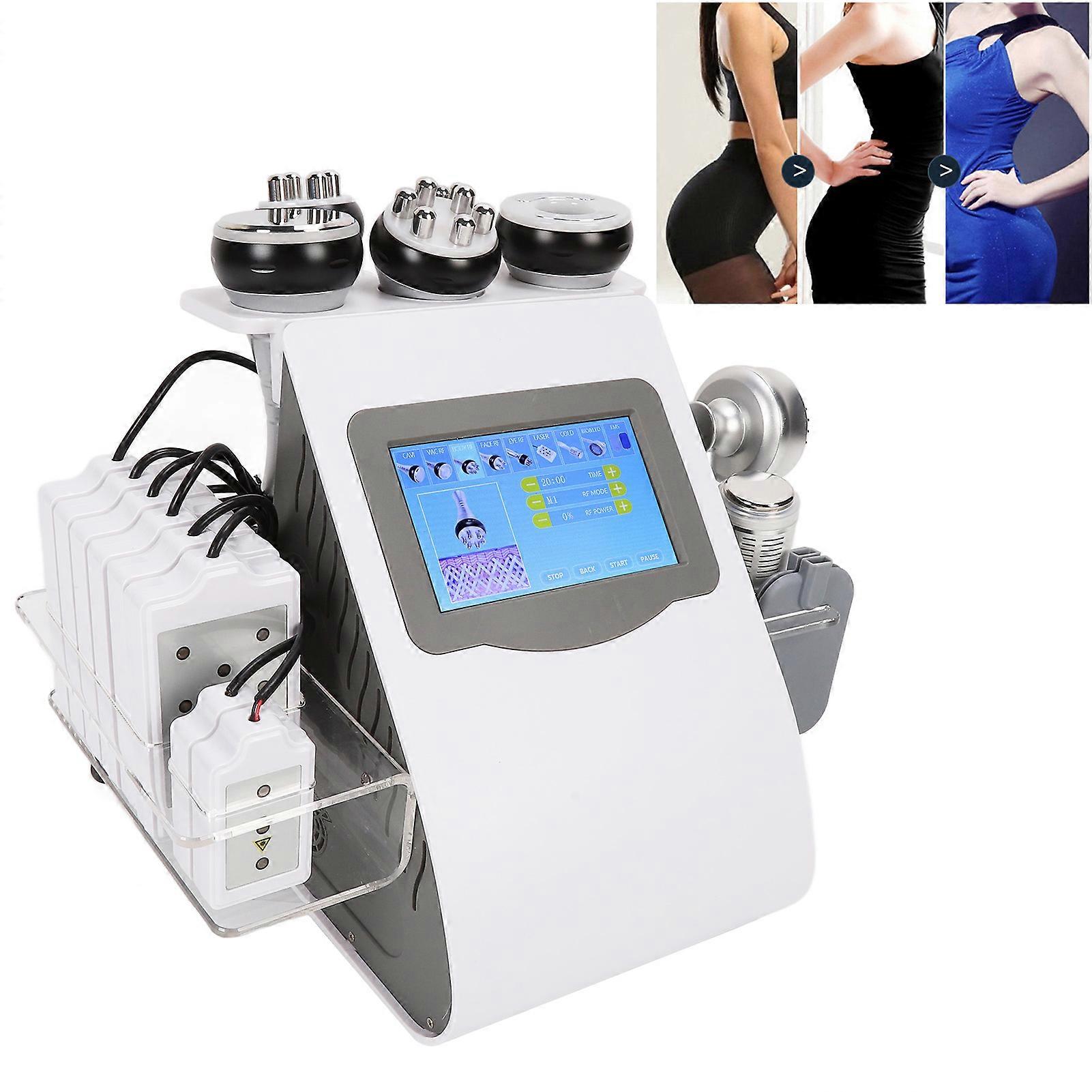 40K Vacuum Cavitation Device RF 9-in-1 Body Slimming Machine EU Plug