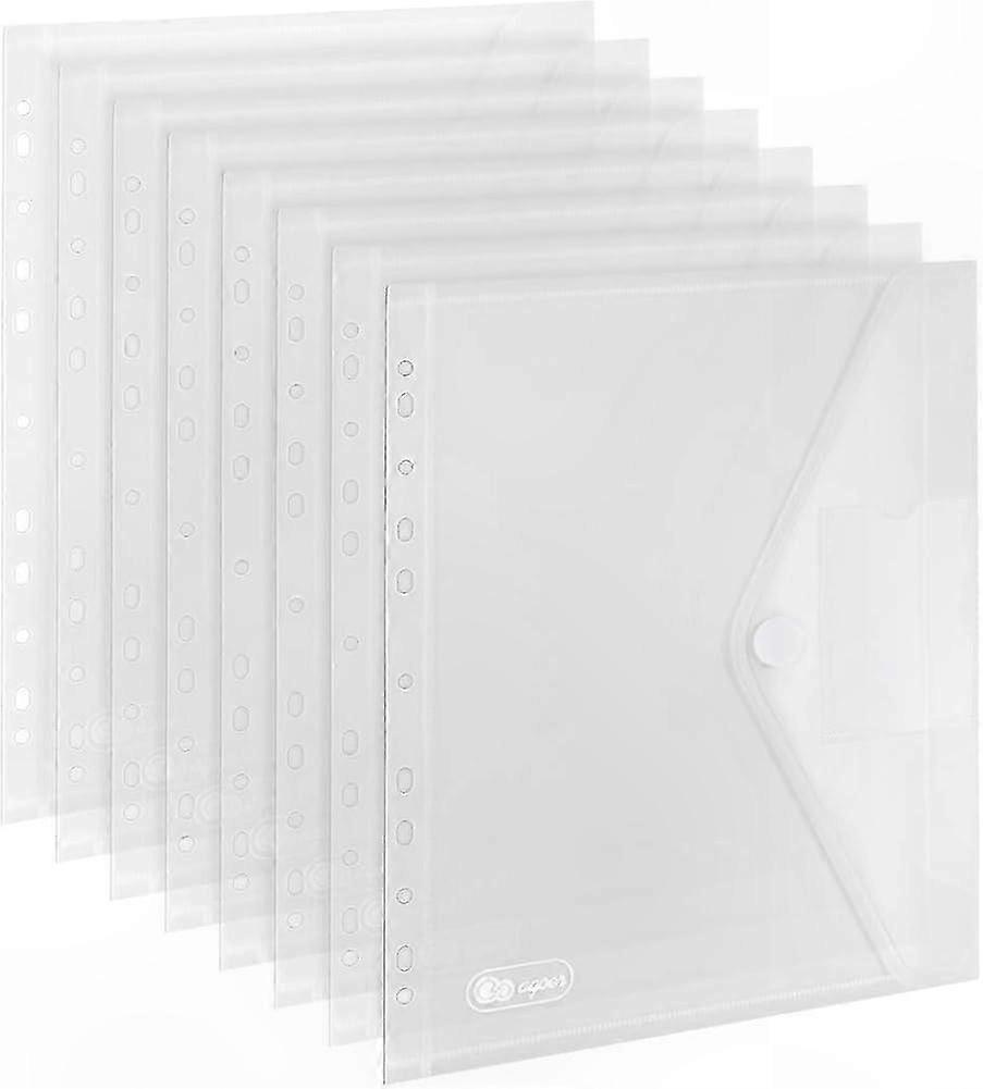 A4 Document Pockets - 20 Pack Clear Storage Sleeves for Papers and Wallet Items