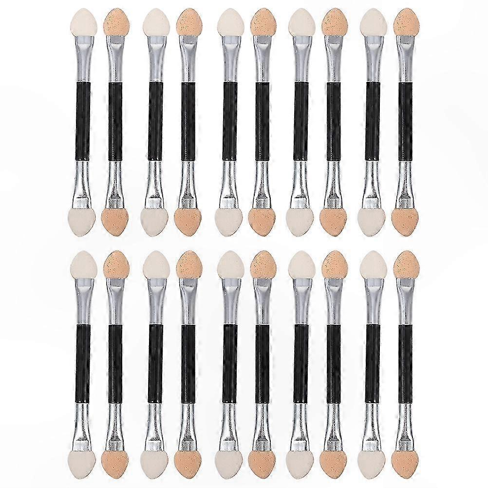 30-Pack Portable Eyeshadow Applicators for Easy Makeup Application