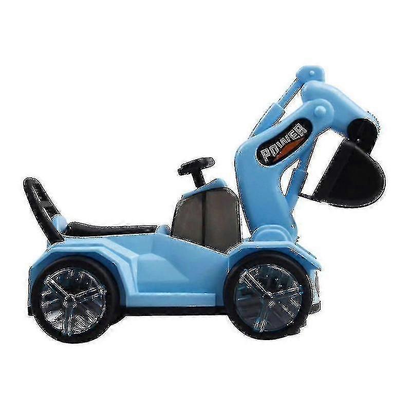 excavator toy car with lights for kids