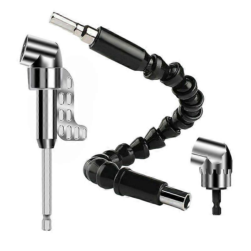 BR-Vie Right Angle Drill Bit and Flexible Angle Extension Kit for Drill or