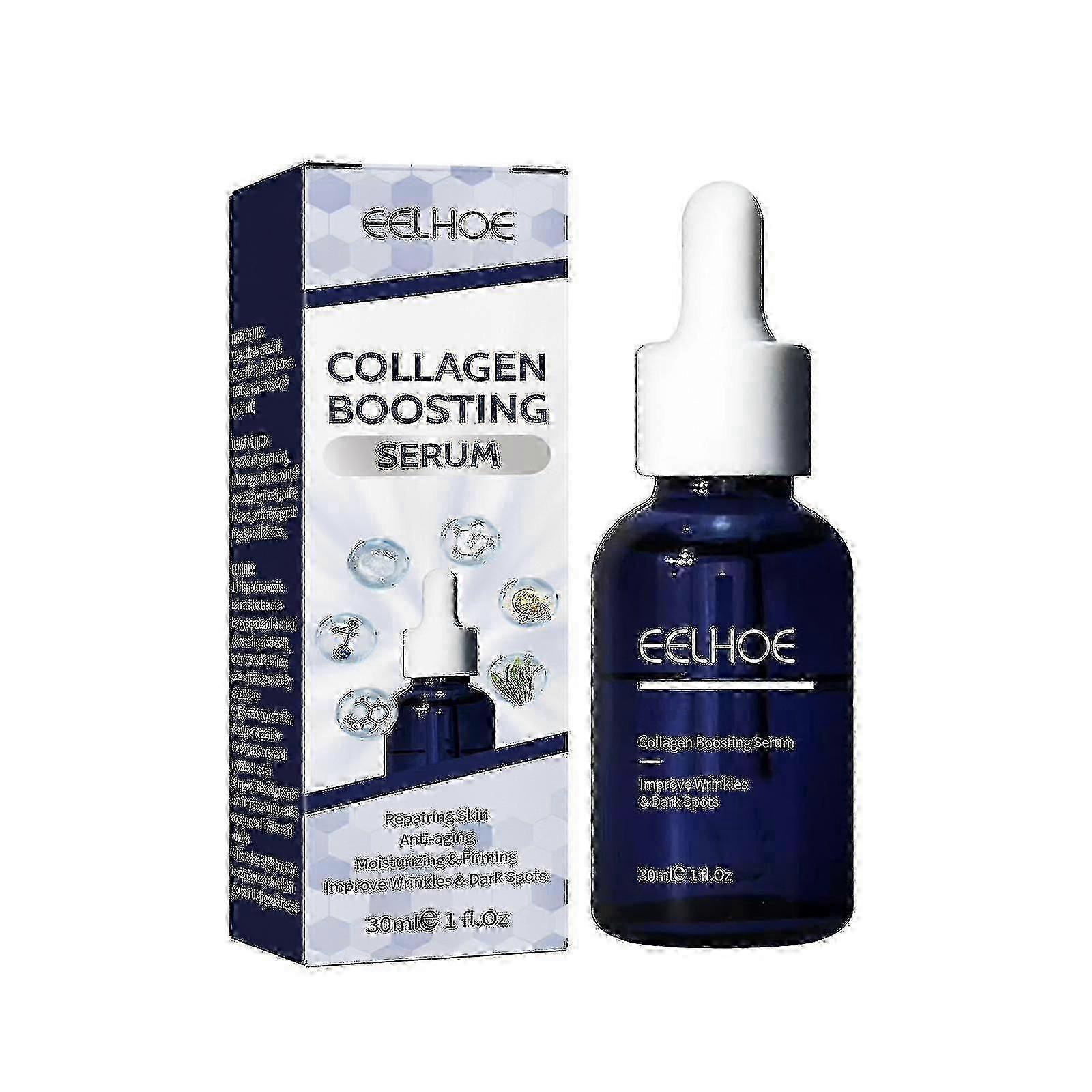 Eelhoe Collagen Anti-aging Essence يخفف الخطوط الدقيقة والخطوط القانونية يرطب ويشد البشرة المضادة للتجاعيد