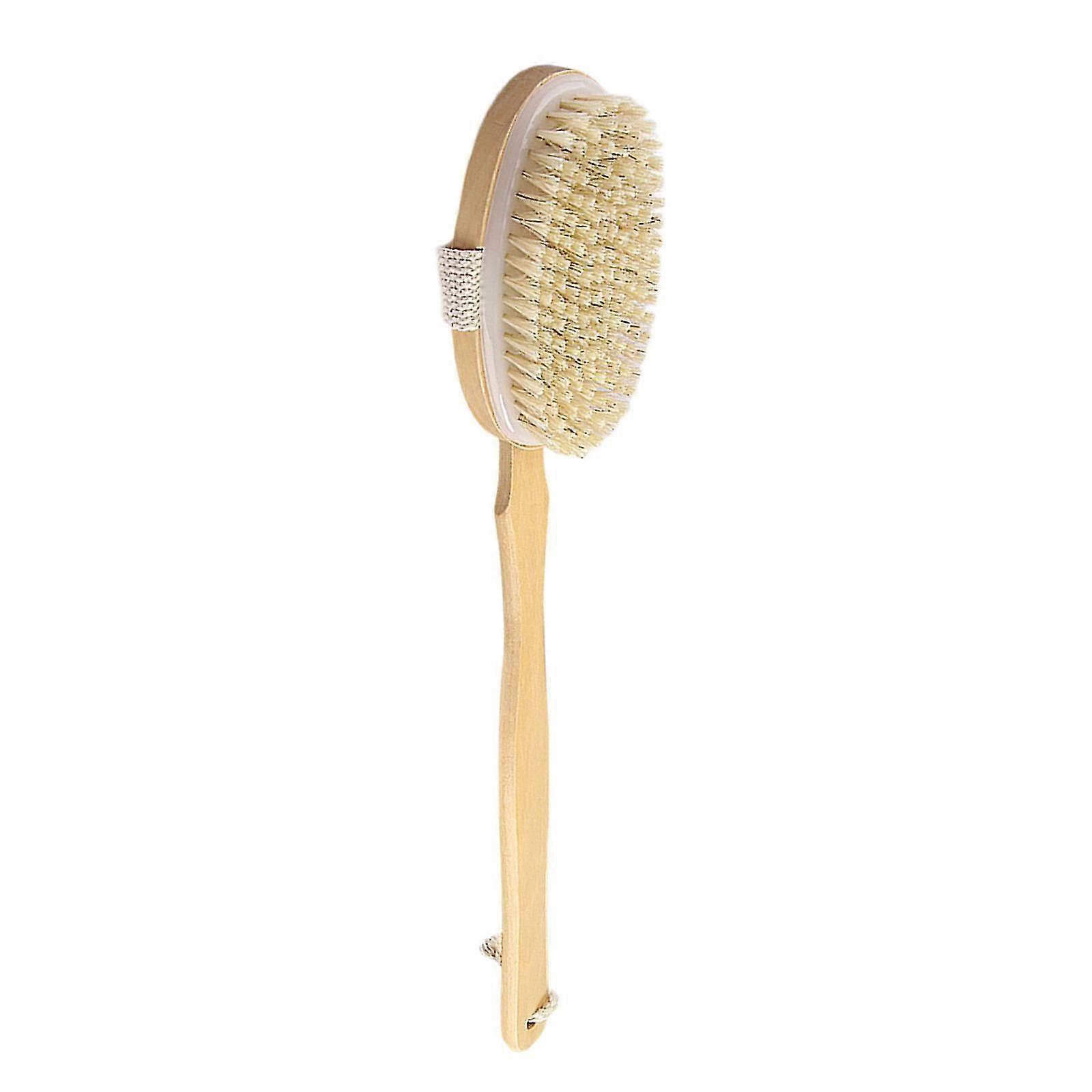 Bath Shower Brush With Long Handle Body Brush For Wet Or Dry Brushing Shower