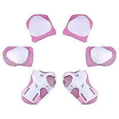 Lasten suojavarusteet asetettu polvisuojat lapsille 3-14 vuotta taapero polvi (vaaleanpunainen)