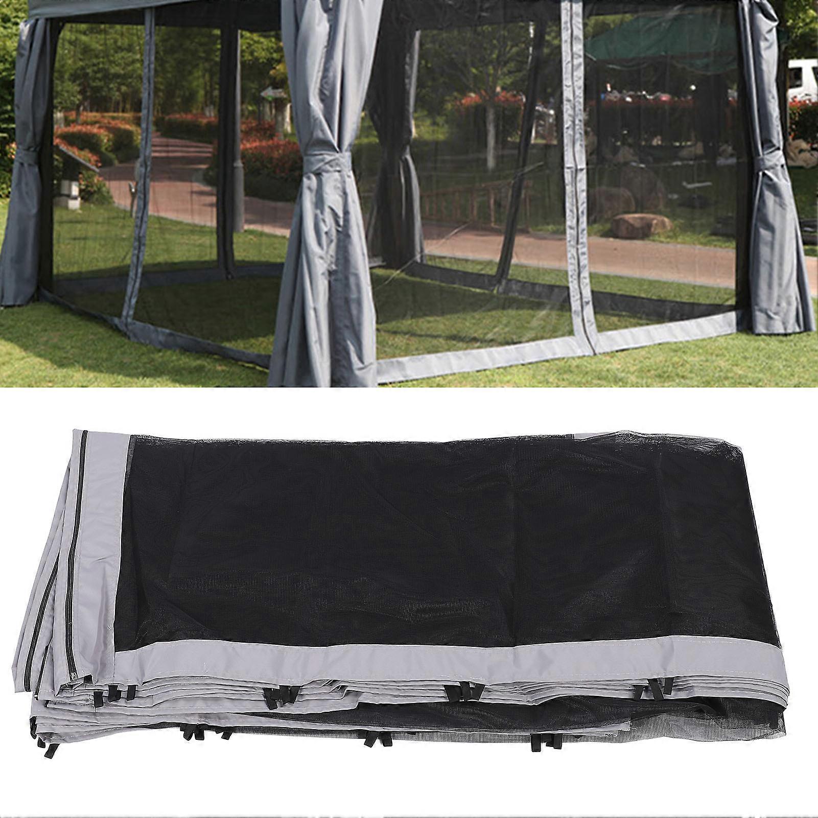 Grey 3x3m Mesh Canopy Sidewall Breathable Screen Netting