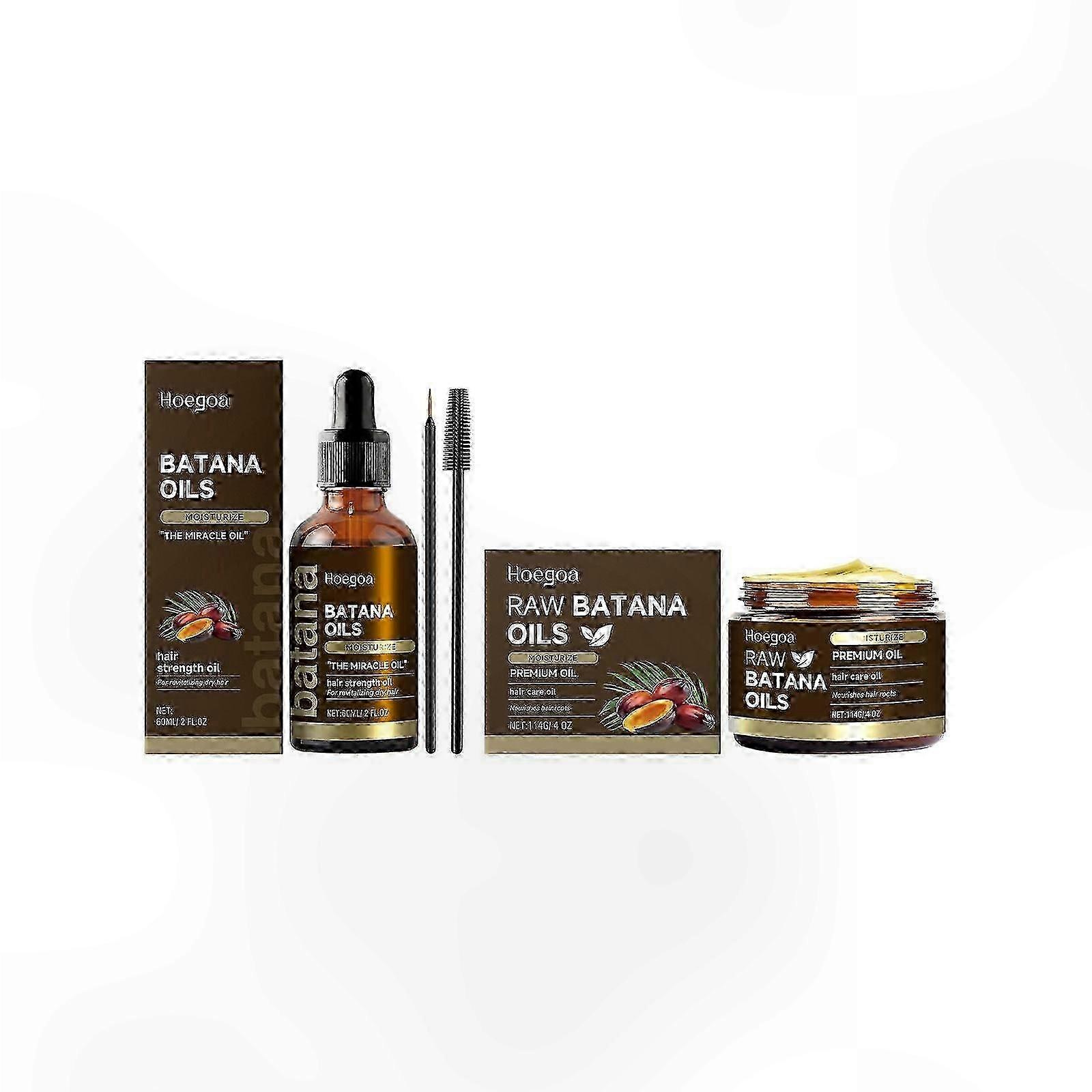 Organic Hair Growth Set - Deep Hydrating Scalp Therapy with Raw Essence and Nourishing Mask for Strong, Healthy Locks