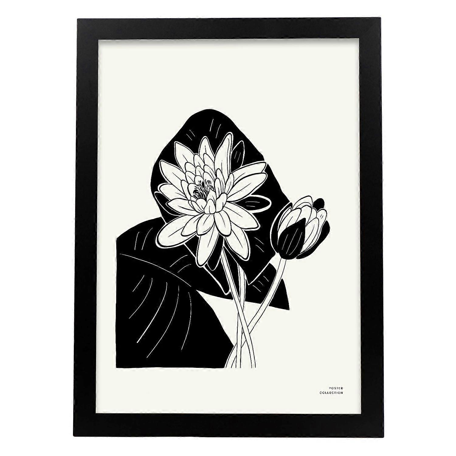Affiche fleurs de lotus