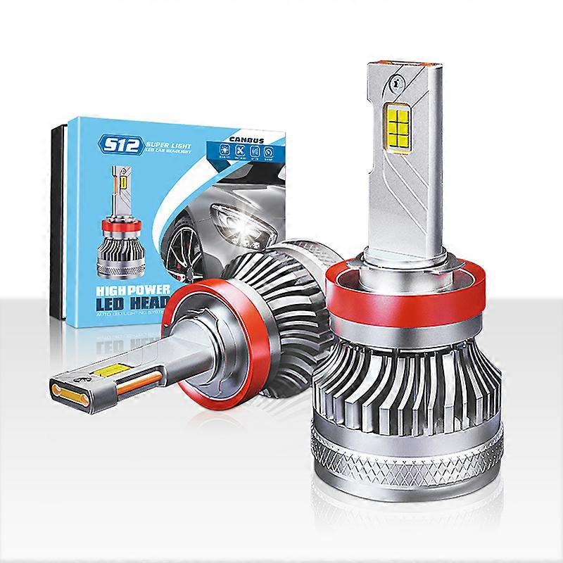 ASLENT 136W 48000LM H7 H4 H1 H3 Led Lamp Double Copper Tube Led Light Car H11 H8 HB3 9005 HB4 9006 9012 Led Headlight Bulb White