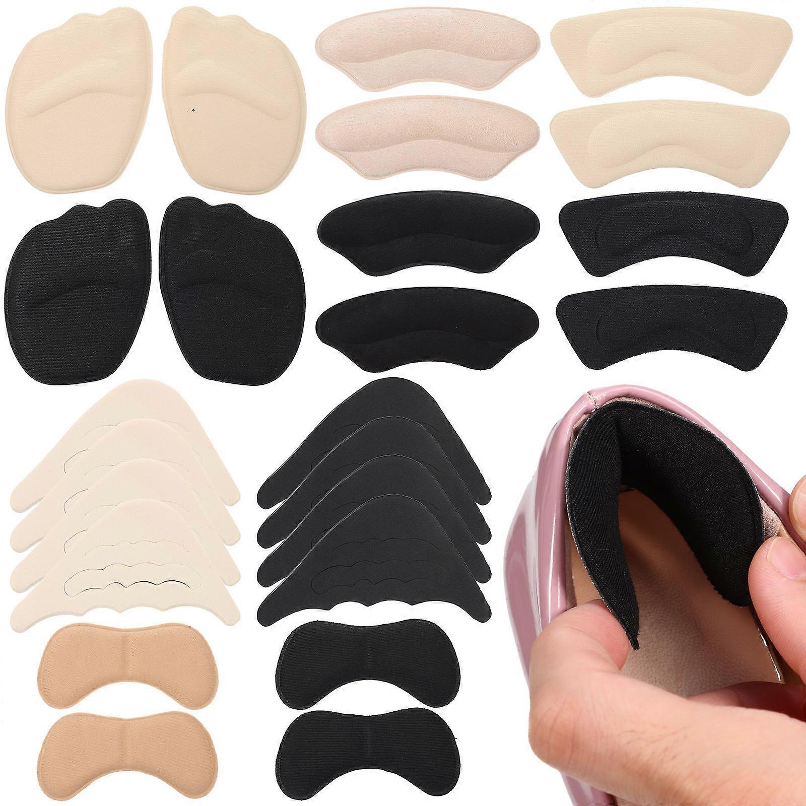 Shoe Heel Pads High Heel Cushion Pads for Shoes Foam and Sponge Material for Foot Relief 12pairs