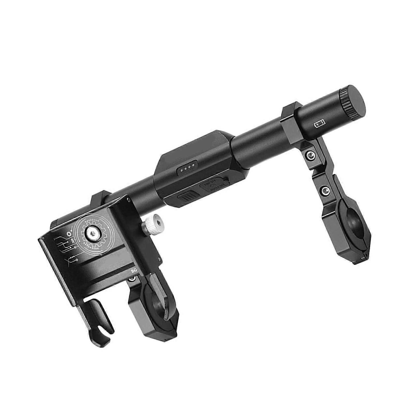 Bike Watch Mount with 360° Rotation, Aluminum Alloy Bicycle Handlebar Extender for Universal Fit