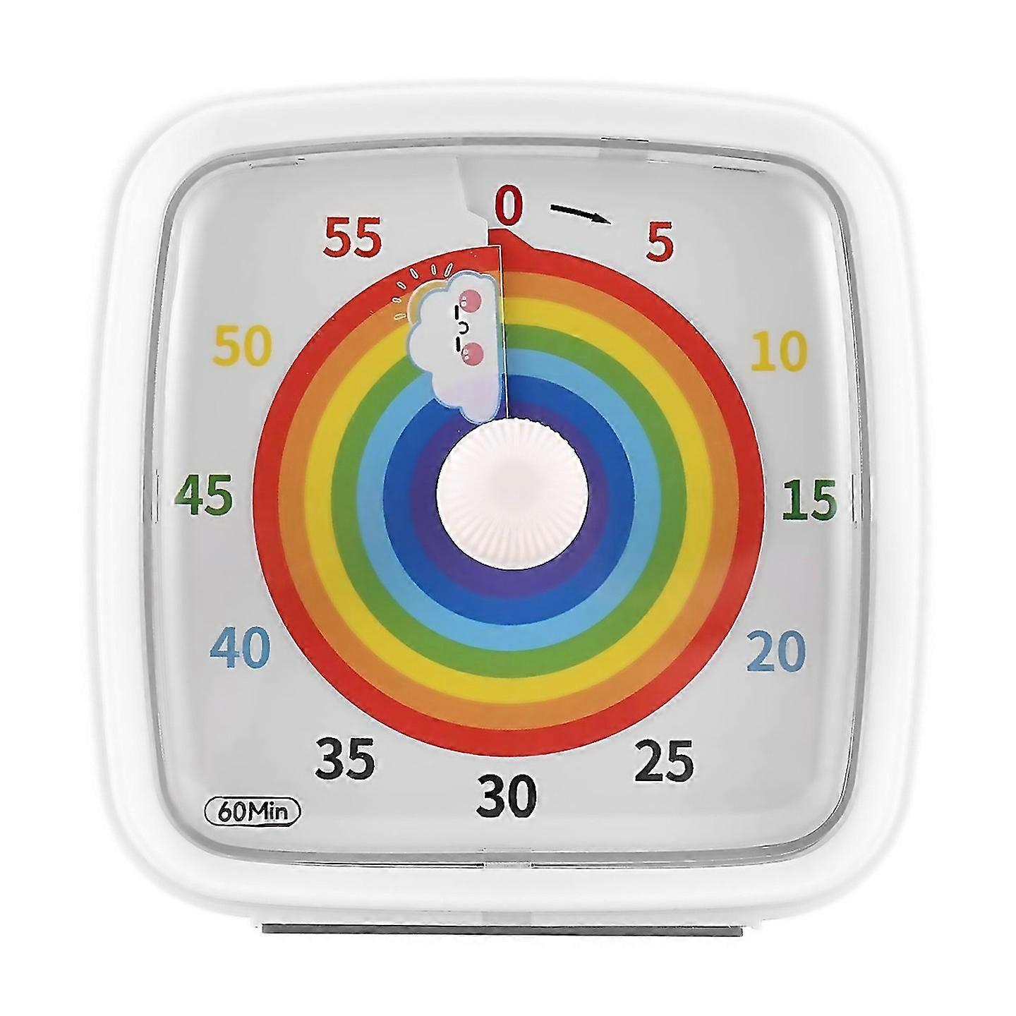 Für 60 Minuten visueller Timer mit Nachtlicht Countdown Timer weiß