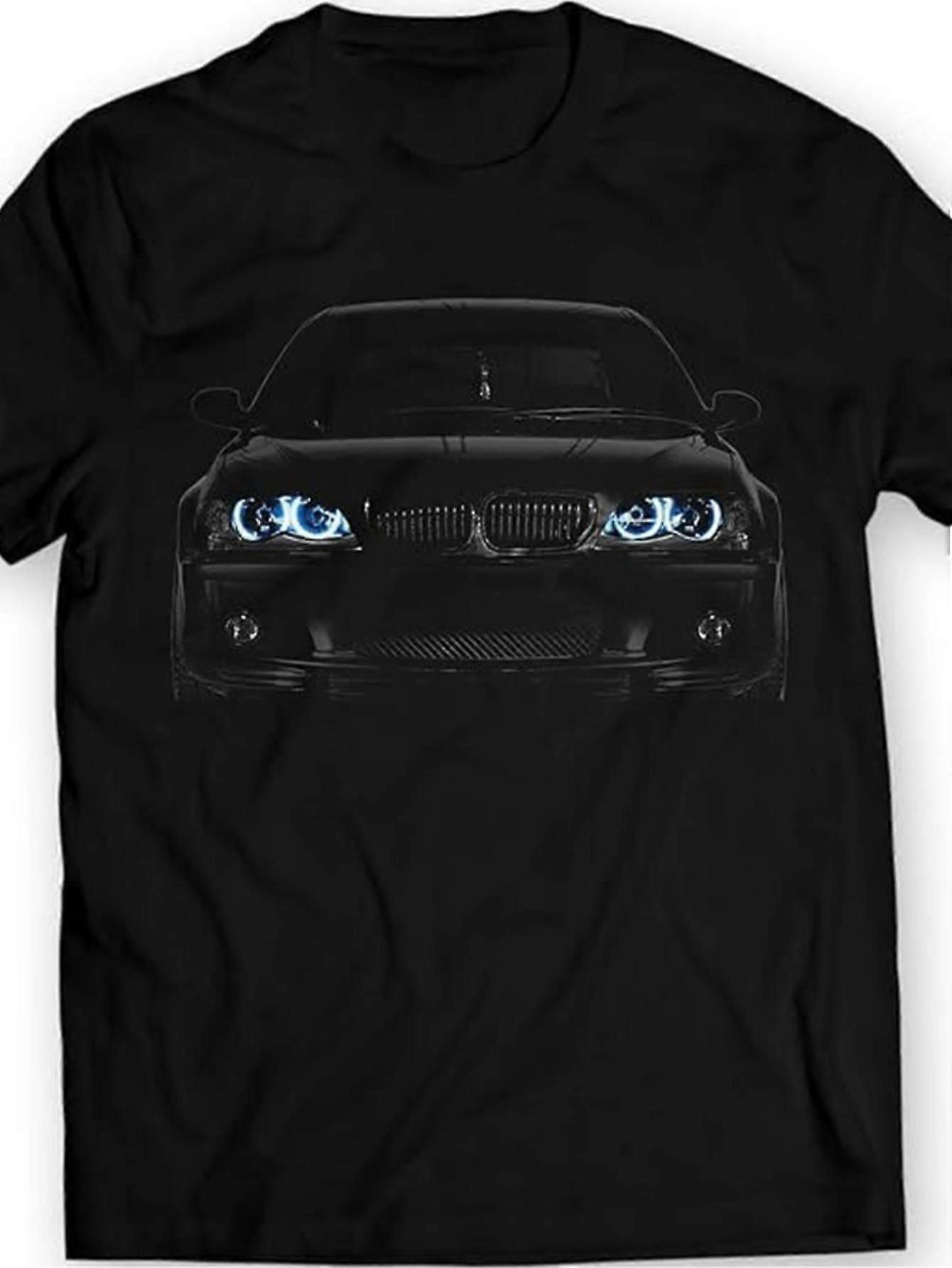 تي شيرت 100٪ قطن رجالي مع Bold Bimmer M3 أزيز سيارة ألمانية وطباعة هندسية - عارضة رقبة مستديرة عادية ، طوال الموسم Com-SETUI285