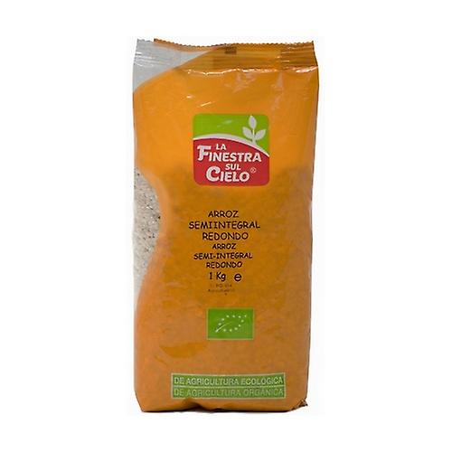 Semi-Brown Round Polished Rice Bio 1 kg