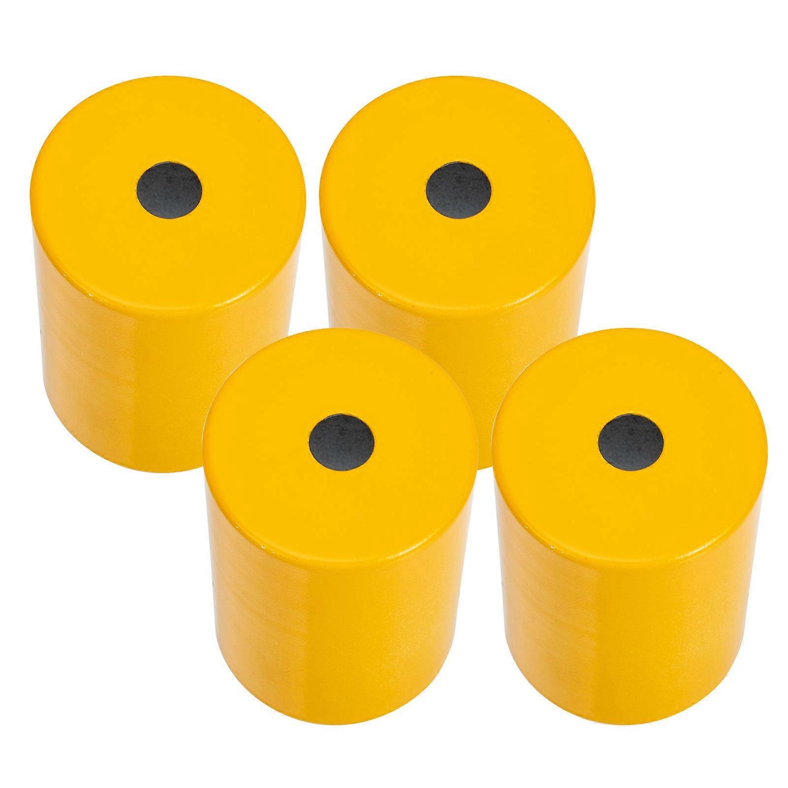 Lamp Base Lamp Socket Replacement for Light Fixtures Iron Yellow Diy Lamp Assembly 4Pcs