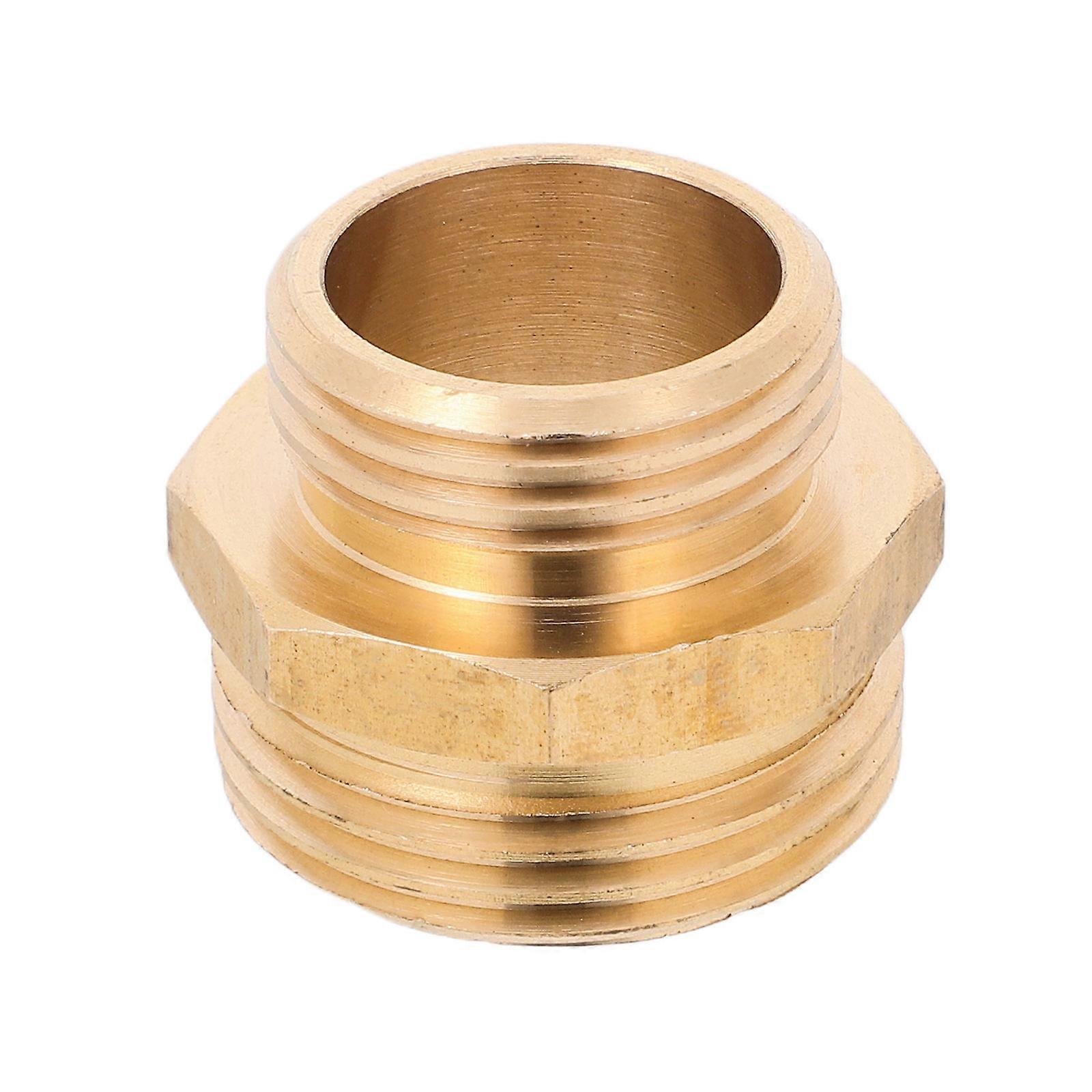 Male Thread Hose Adapter Brass Connector for Connecting 5Pcs Garden Hose
