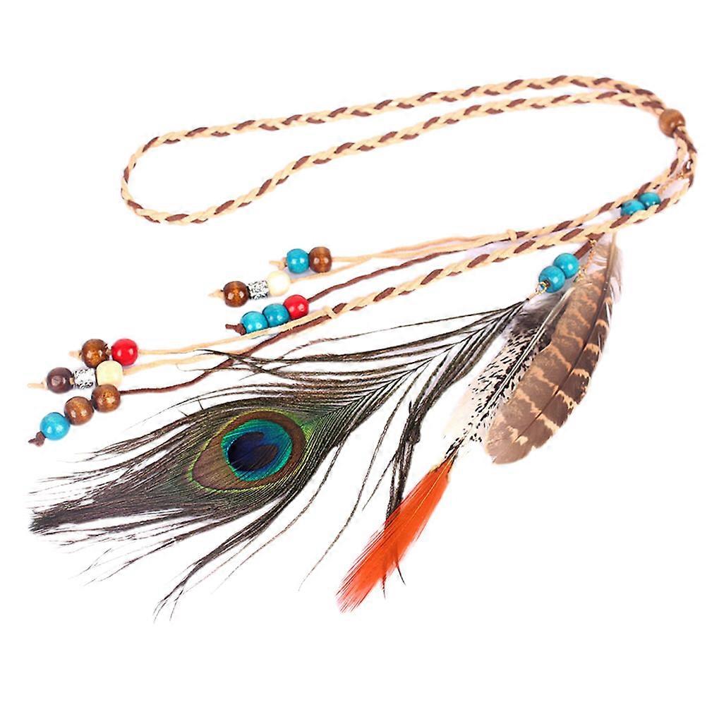 Bohemian Tassel Headband for Decor with Colorful Beads