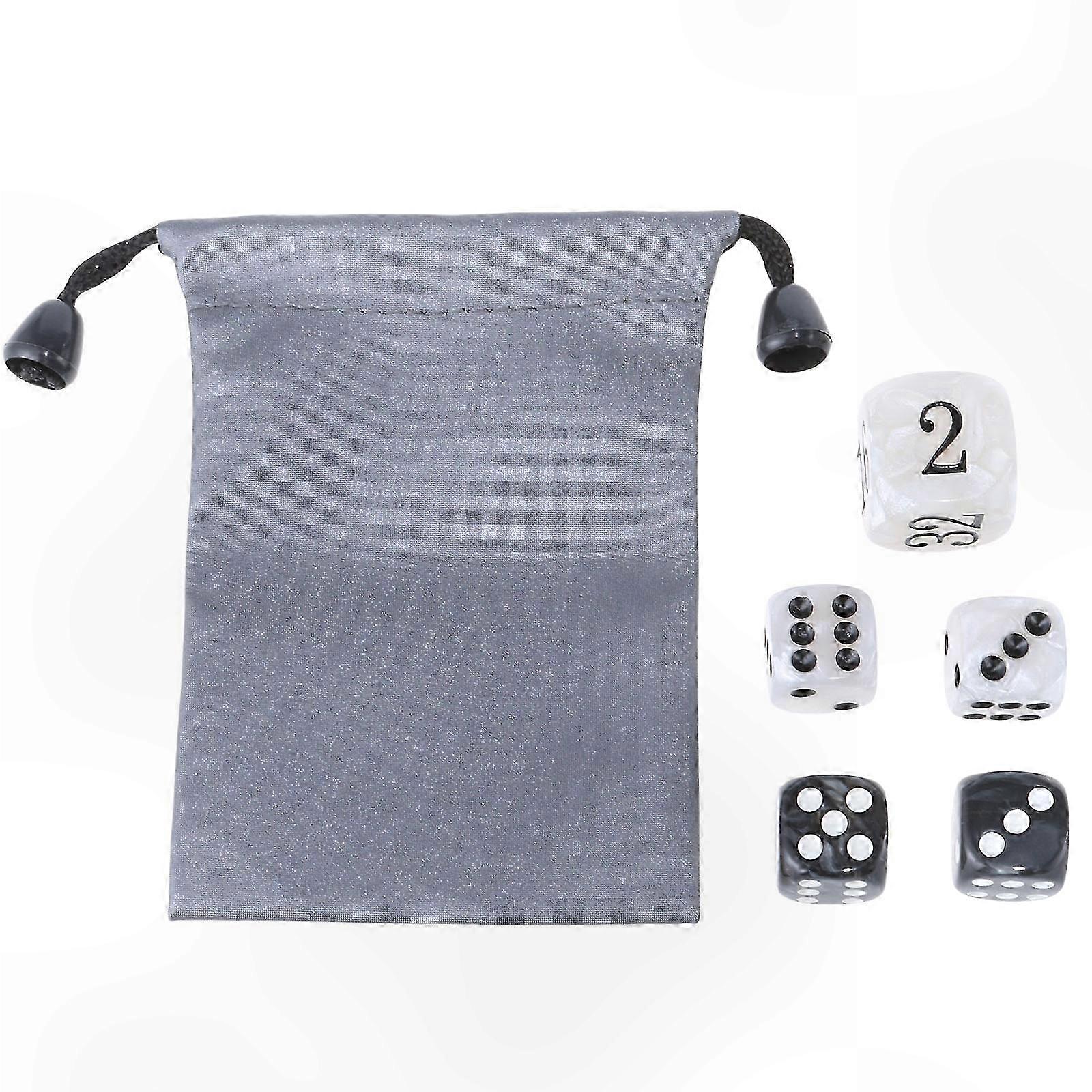 Brown & White Acrylic Backgammon Set with 22mm Cube, 16mm Dice, and Storage Bag
